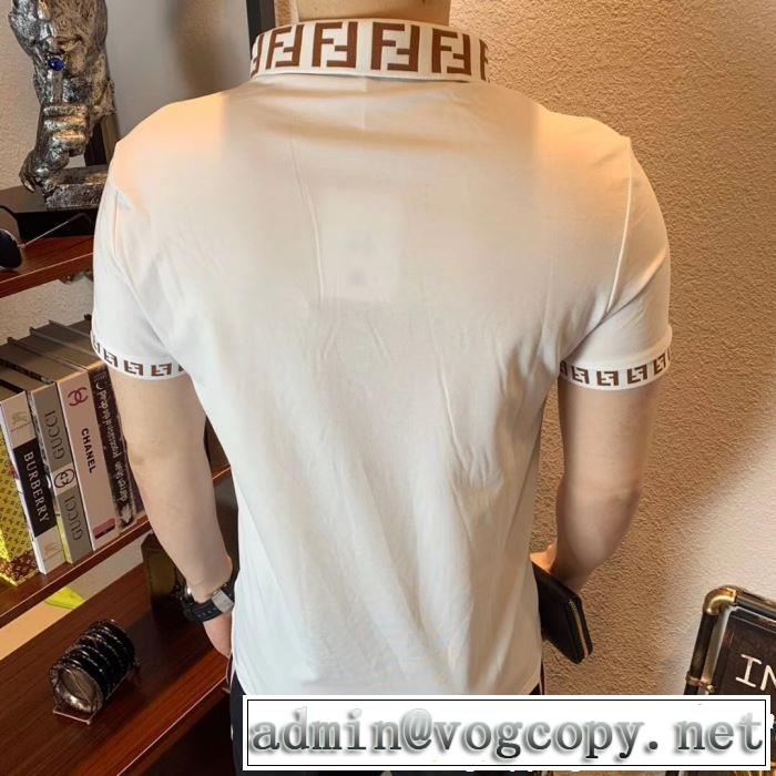 FENDI フェンディ 半袖Tシャツ 2色可選 暑い季節も大活躍 2019春夏のトレンド新商品 夏にぴったり上品