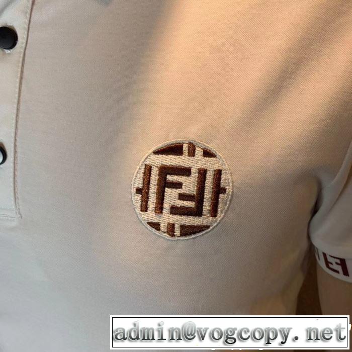 FENDI フェンディ 半袖Tシャツ 2色可選 暑い季節も大活躍 2019春夏のトレンド新商品 夏にぴったり上品