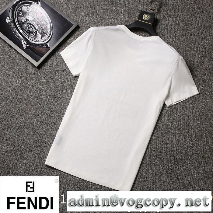 【2019年】夏のファッション FENDI フェンディ 半袖Tシャツ 3色可選 最新のトレンドブランド人気的