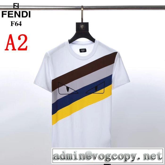 FENDI 最終価格セール Tシャツ/半袖 2色可選人気商品 2019限定 男性に人気 フェンディ ブランドの話題の新作も！