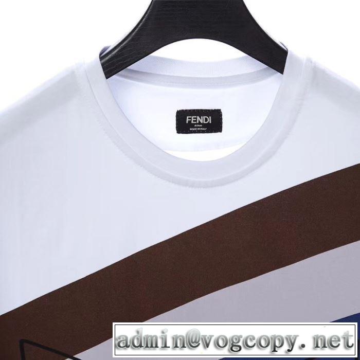 FENDI 最終価格セール Tシャツ/半袖 2色可選人気商品 2019限定 男性に人気 フェンディ ブランドの話題の新作も！
