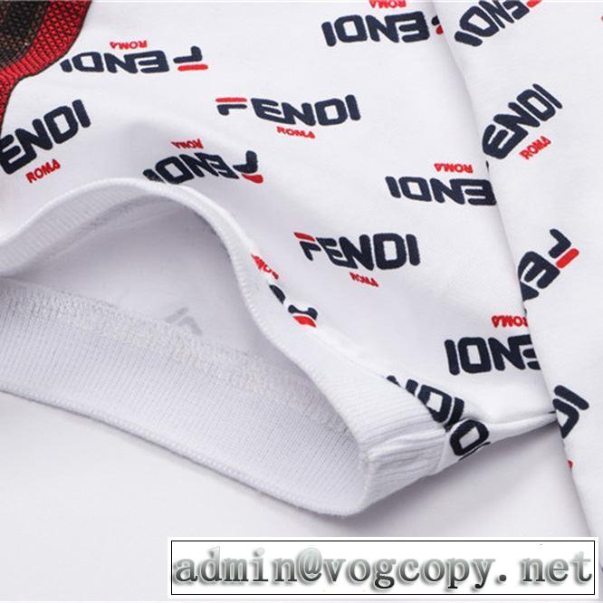 フェンディ FENDI 2019春夏の大注目トレンド Tシャツ/半袖 3色可選 夏ファッションのおすすめ