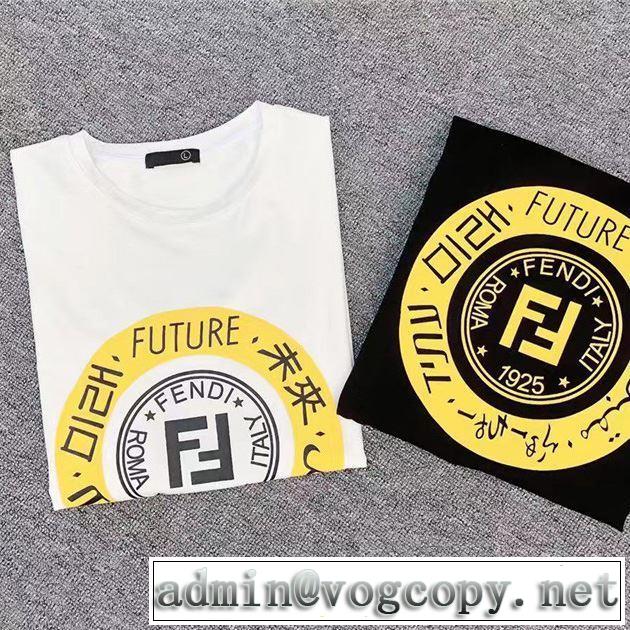 VIPセールでお得 フェンディ FENDI Tシャツ/半袖 春夏の流行り2019新品 2色可選  ギフト最適期間限定