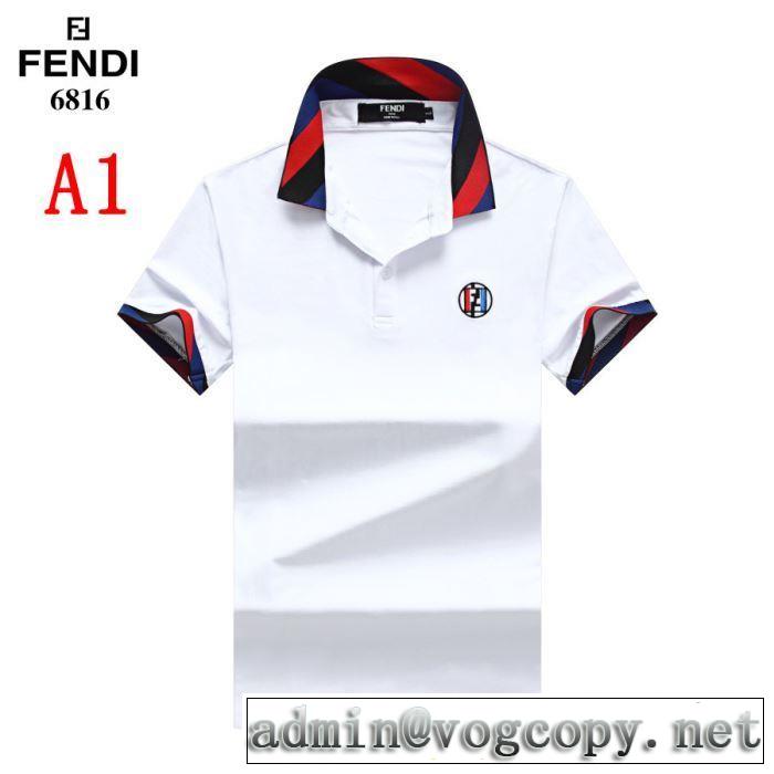 《2019年》今、注目のストリート  FENDI Tシャツ/半袖完売在庫確保  4色可選 フェンディ