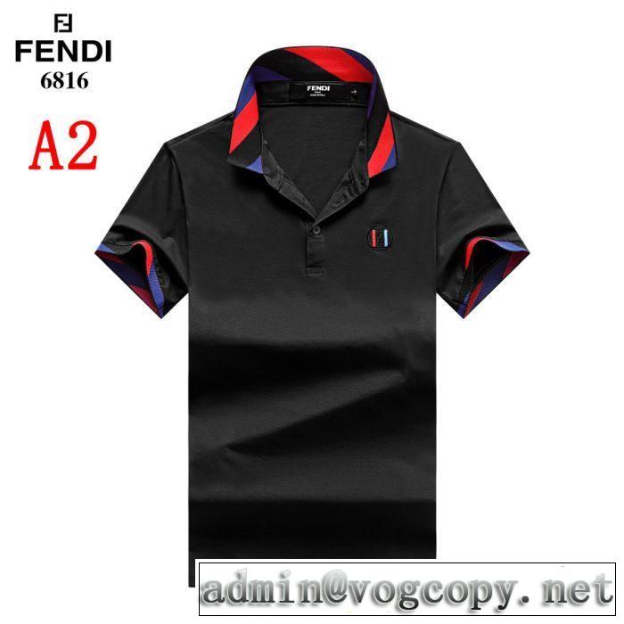 《2019年》今、注目のストリート  FENDI Tシャツ/半袖完売在庫確保  4色可選 フェンディ