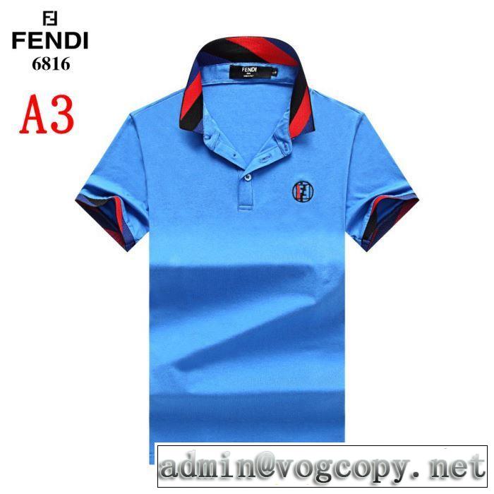 《2019年》今、注目のストリート  FENDI Tシャツ/半袖完売在庫確保  4色可選 フェンディ