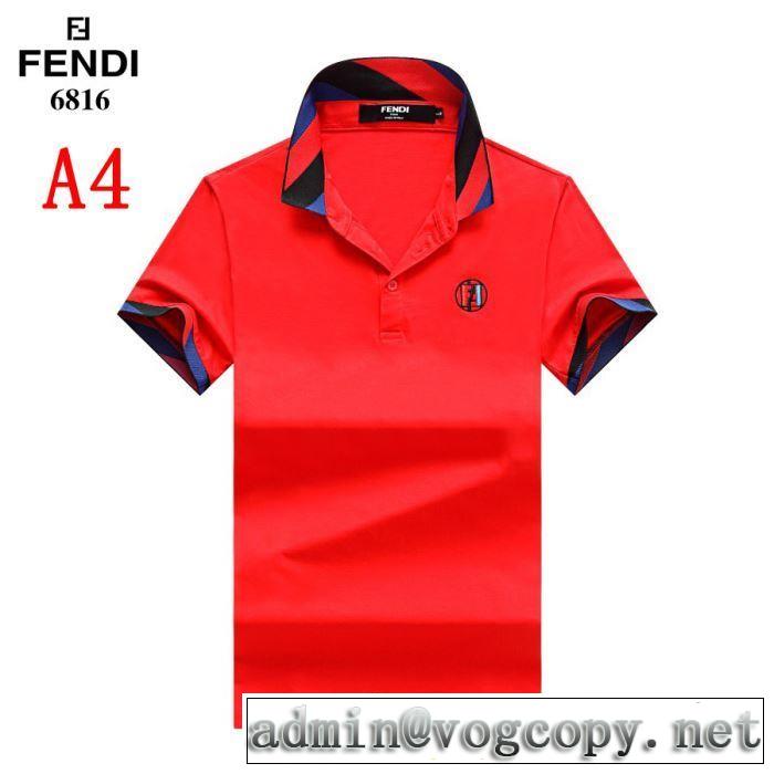 《2019年》今、注目のストリート  FENDI Tシャツ/半袖完売在庫確保  4色可選 フェンディ