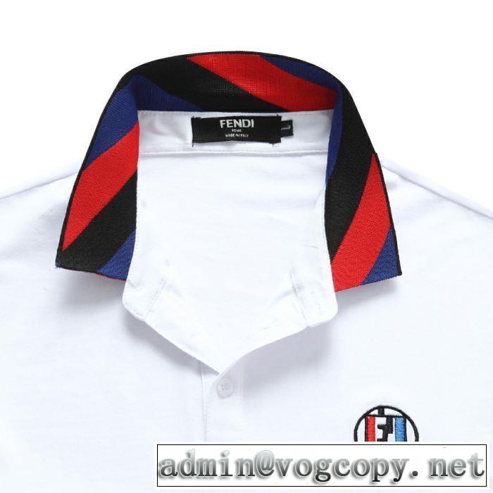 《2019年》今、注目のストリート  FENDI Tシャツ/半袖完売在庫確保  4色可選 フェンディ