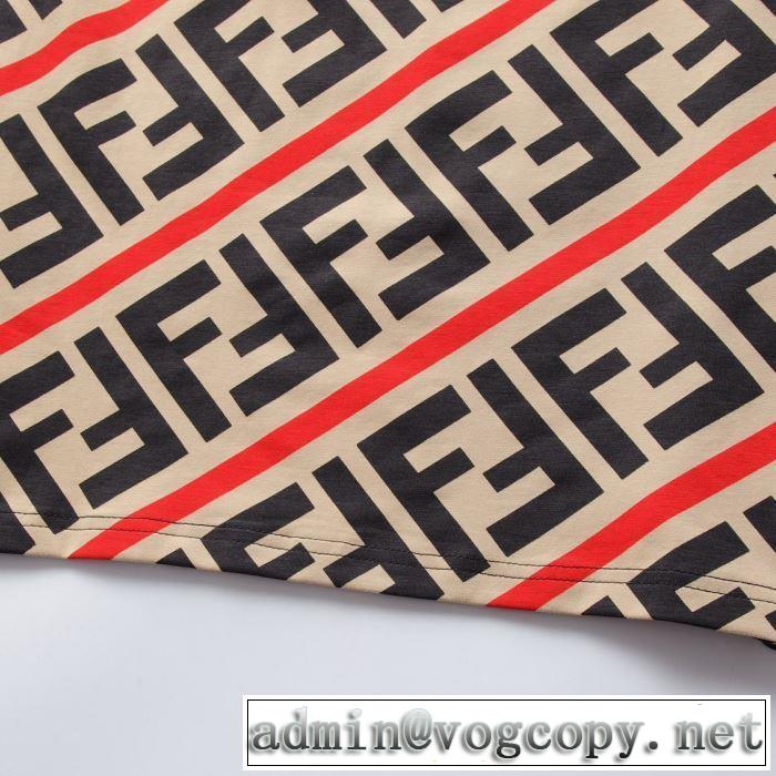 2019春夏の大注目トレンド  Tシャツ/半袖 2色可選 フェンディ洗練された印象に FENDI
