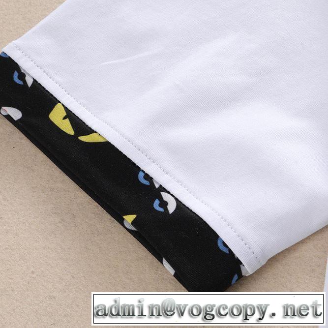 FENDI 知的な夏のスタイル Tシャツ/半袖 2色可選 フェンディ 【2019春夏】最新コレクション
