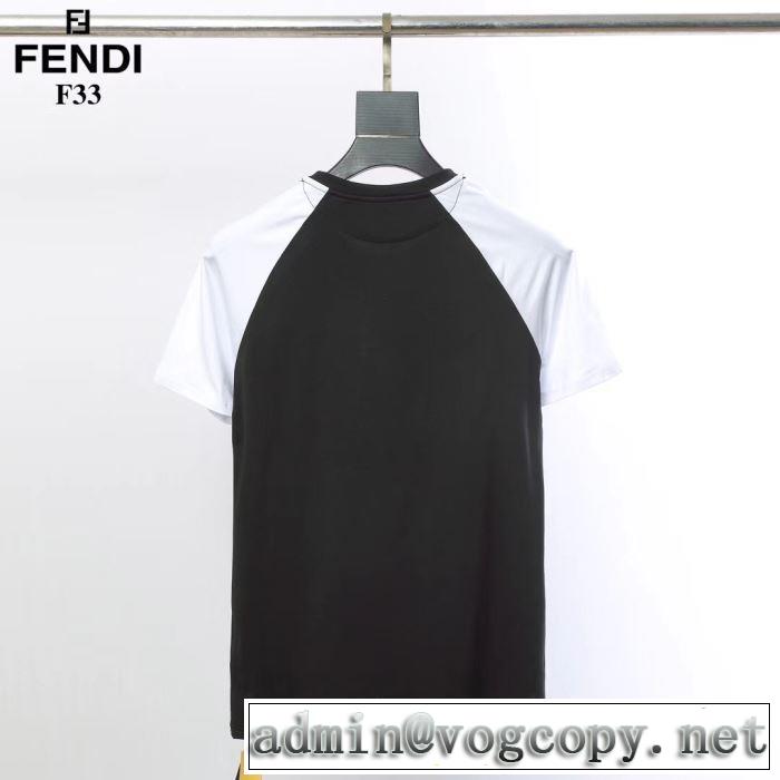 大人の色味 FENDI 2019春夏は人気定番  Tシャツ/半袖 新作限定早い者勝ち 2色可選 フェンディ