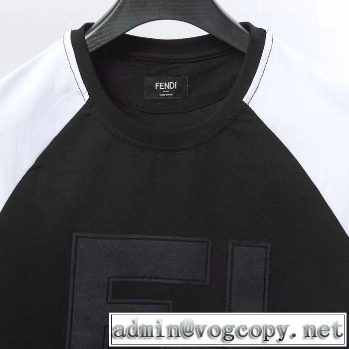 大人の色味 FENDI 2019春夏は人気定番  Tシャツ/半袖 新作限定早い者勝ち 2色可選 フェンディ