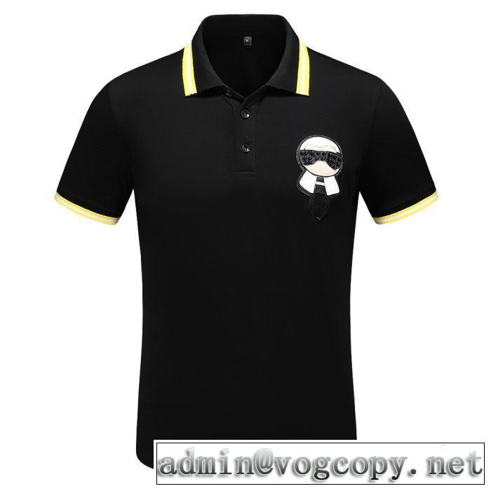 Tシャツ/半袖 今から夏まで活躍する 2色可選 フェンディ FENDI 2019限定 男性に人気 送料込み 希少品