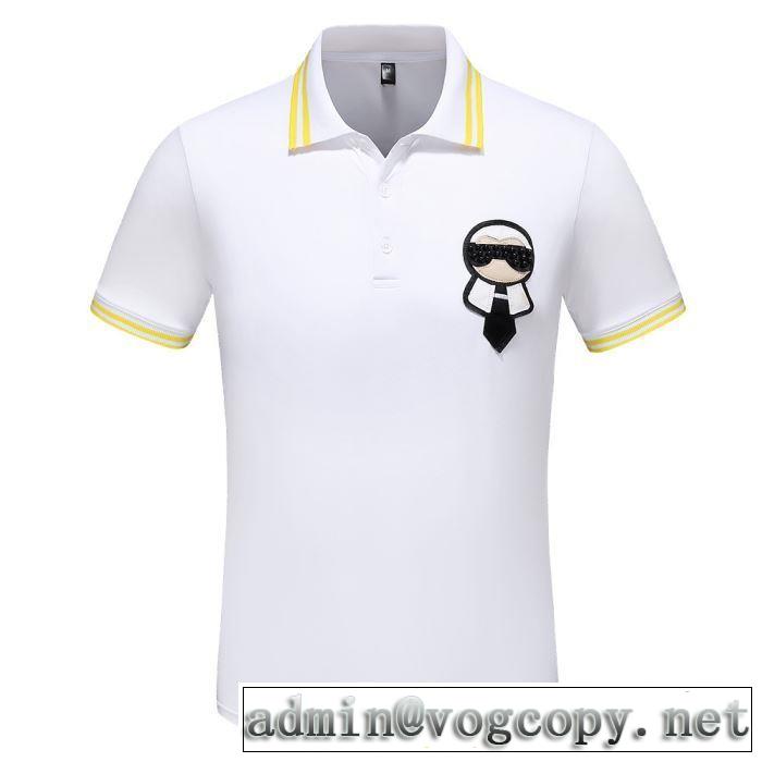 Tシャツ/半袖 今から夏まで活躍する 2色可選 フェンディ FENDI 2019限定 男性に人気 送料込み 希少品