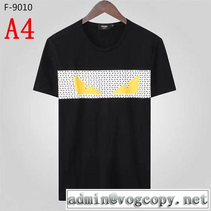 大人カジュアル夏ファッション2019  多色可選 ギフト最適期間限定 フェンディ FENDI Tシャツ/半袖