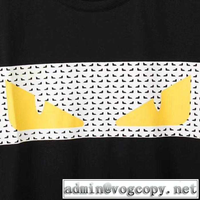 大人カジュアル夏ファッション2019  多色可選 ギフト最適期間限定 フェンディ FENDI Tシャツ/半袖