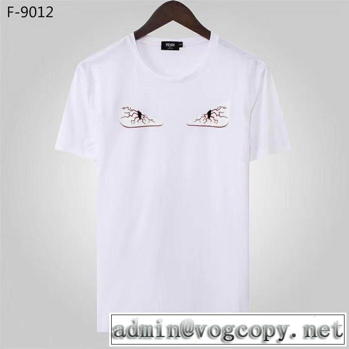 FENDI 鮮度アップブランド最新  Tシャツ/半袖 2色可選 フェンディ 2019春夏のトレンド新商品