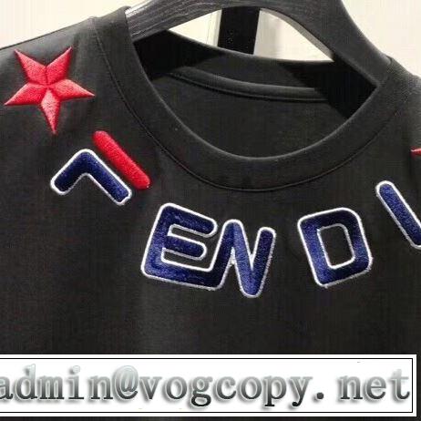 おすすめな大人のトレンド Tシャツ/半袖 2色可選 フェンディ2019春夏は人気定番 FENDI セールで格安