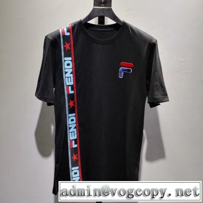 今期のトレンド定番アイテム FENDI Tシャツ/半袖 2色可選 フェンディ2019春夏のトレンド新商品