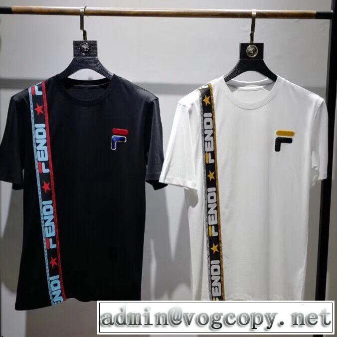 今期のトレンド定番アイテム FENDI Tシャツ/半袖 2色可選 フェンディ2019春夏のトレンド新商品