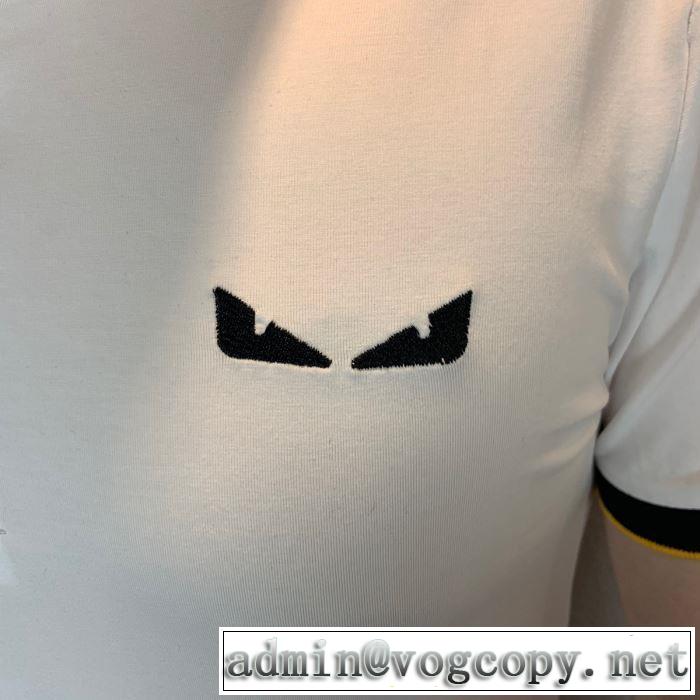 洗練された印象に フェンディ FENDI Tシャツ/半袖 2019春夏の大注目トレンド 2色可選