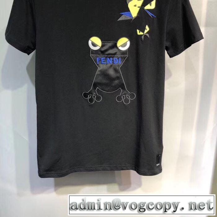 3色可選 フェンディ FENDI 人気ストリートブランド新品 Tシャツ/半袖  すっきりした印象に 2019限定 男性に人気
