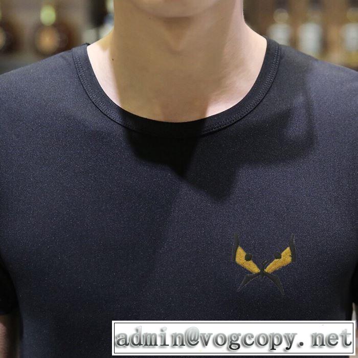人気商品 春色の最旬の人気アイテム  Tシャツ/半袖 2色可選 フェンディ今期のトレンド定番アイテム  FENDI 2019SS