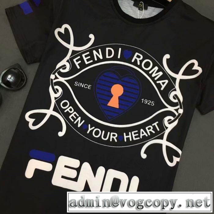 Tシャツ/半袖夏ファッションをおしゃれに楽しもう   フェンディ FENDI 春夏の流行り2019新品