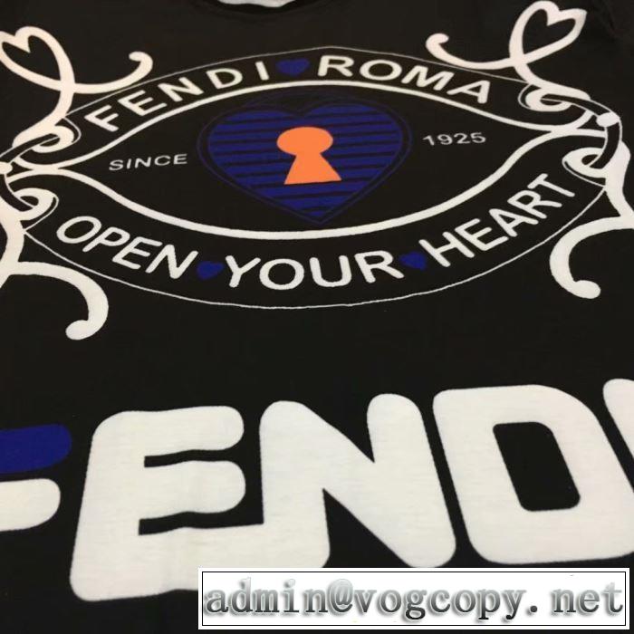 Tシャツ/半袖夏ファッションをおしゃれに楽しもう   フェンディ FENDI 春夏の流行り2019新品