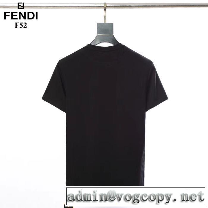 2色可選   Tシャツ/半袖 人気ストリートブランド新品 フェンディ FENDI 2019春夏は人気定番