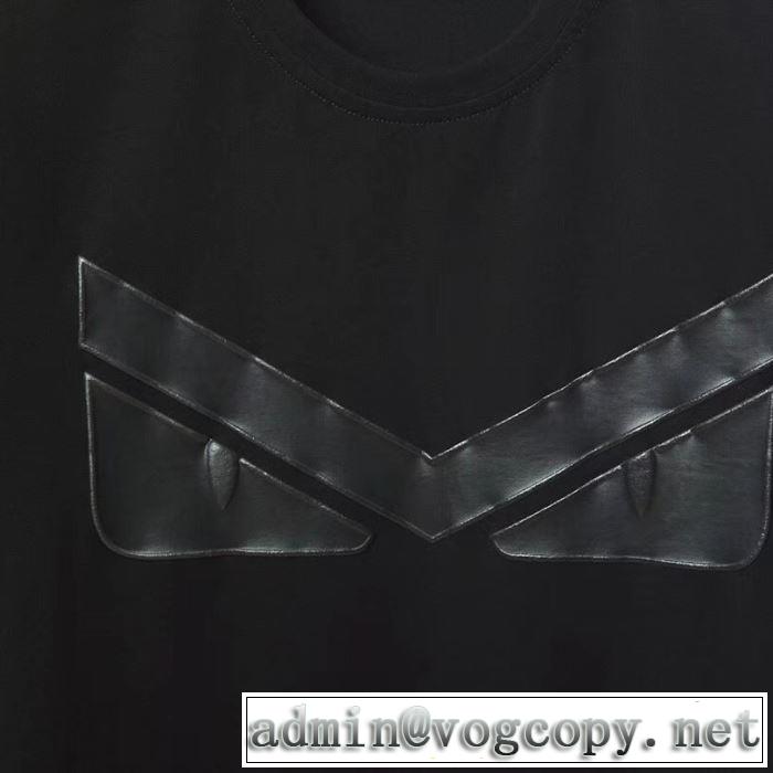 NEW素敵  Tシャツ/半袖 2色可選 FENDI 2019春夏は人気定番 フェンディおしゃれ上級者に挑戦