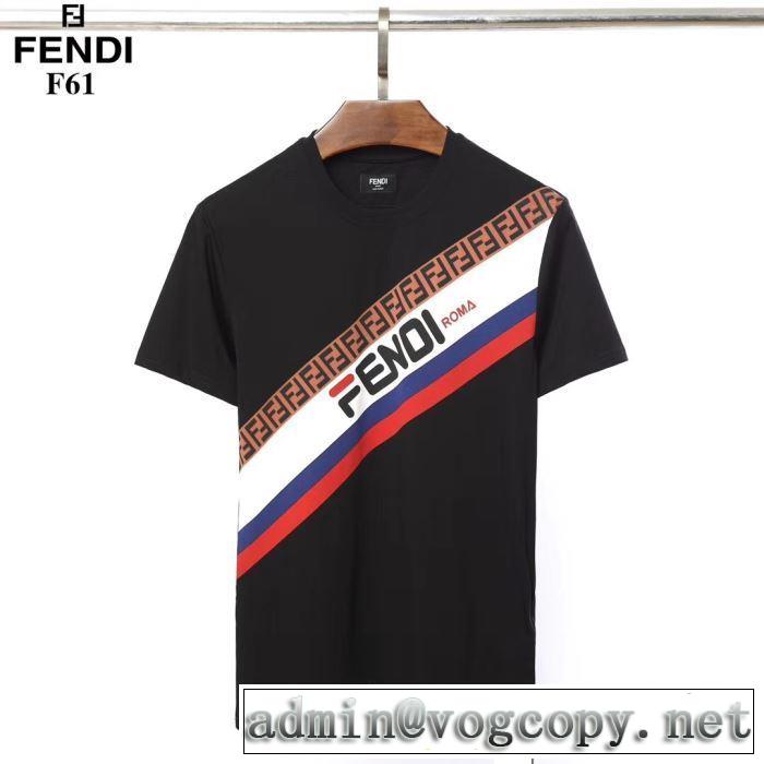 【2019年】夏のファッション 2色可選 フェンディ Tシャツ/半袖 FENDI  優雅で都会的な装いに仕上げ