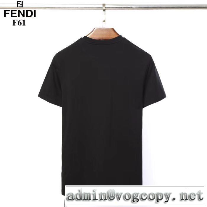 【2019年】夏のファッション 2色可選 フェンディ Tシャツ/半袖 FENDI  優雅で都会的な装いに仕上げ