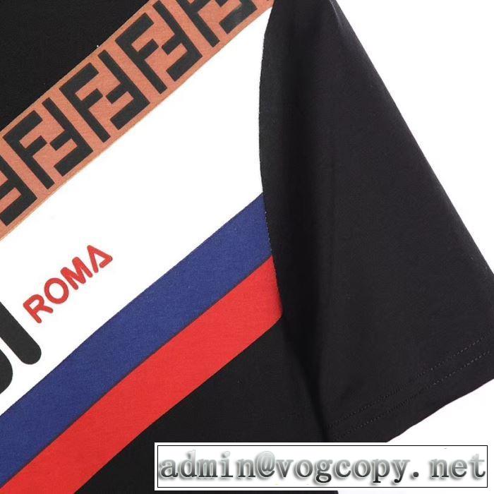 【2019年】夏のファッション 2色可選 フェンディ Tシャツ/半袖 FENDI  優雅で都会的な装いに仕上げ