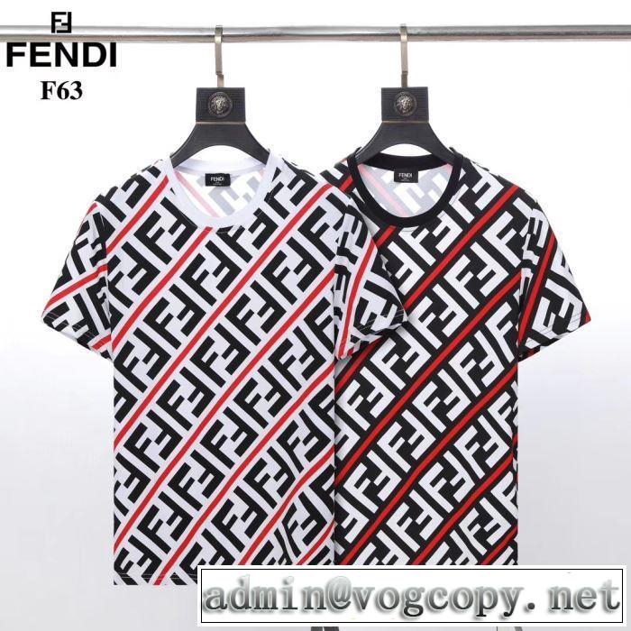人気ストリートブランド新品 Tシャツ/半袖2019限定 男性に人気  2色可選 フェンディ FENDI