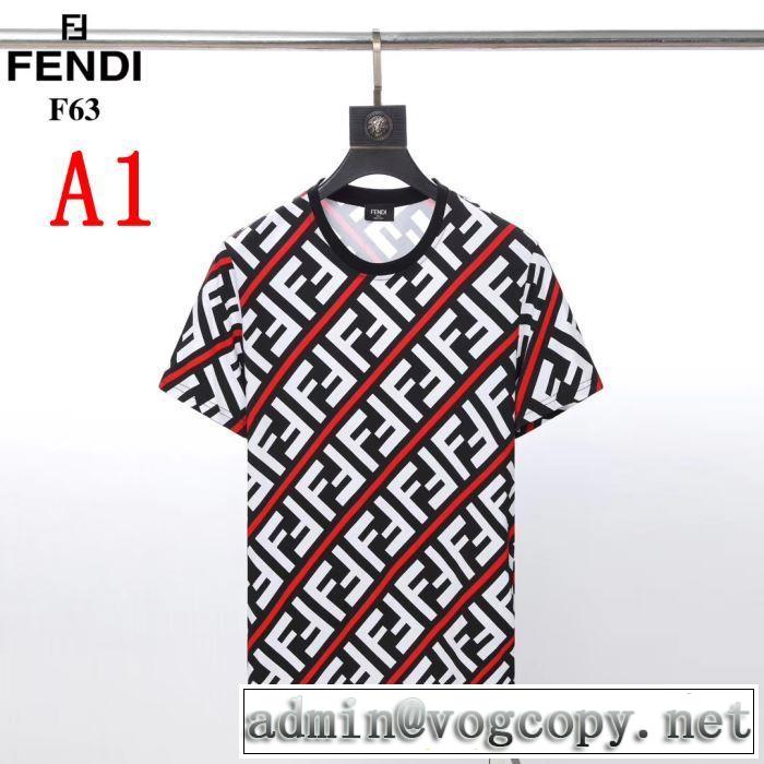 人気ストリートブランド新品 Tシャツ/半袖2019限定 男性に人気  2色可選 フェンディ FENDI