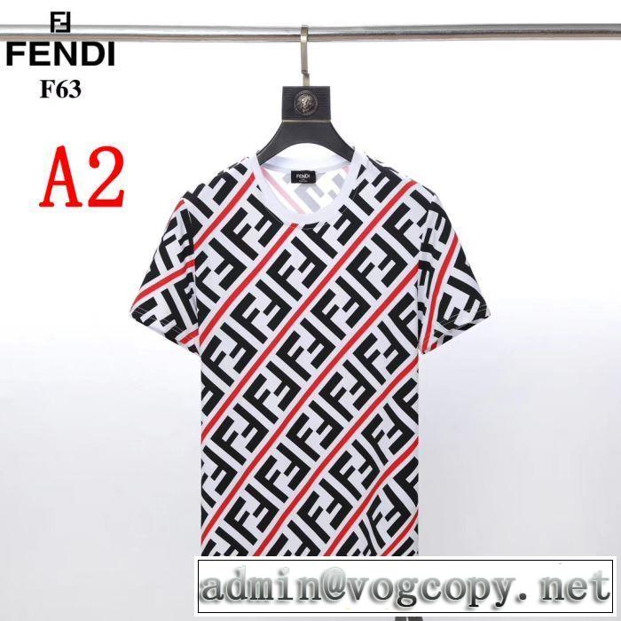 人気ストリートブランド新品 Tシャツ/半袖2019限定 男性に人気  2色可選 フェンディ FENDI
