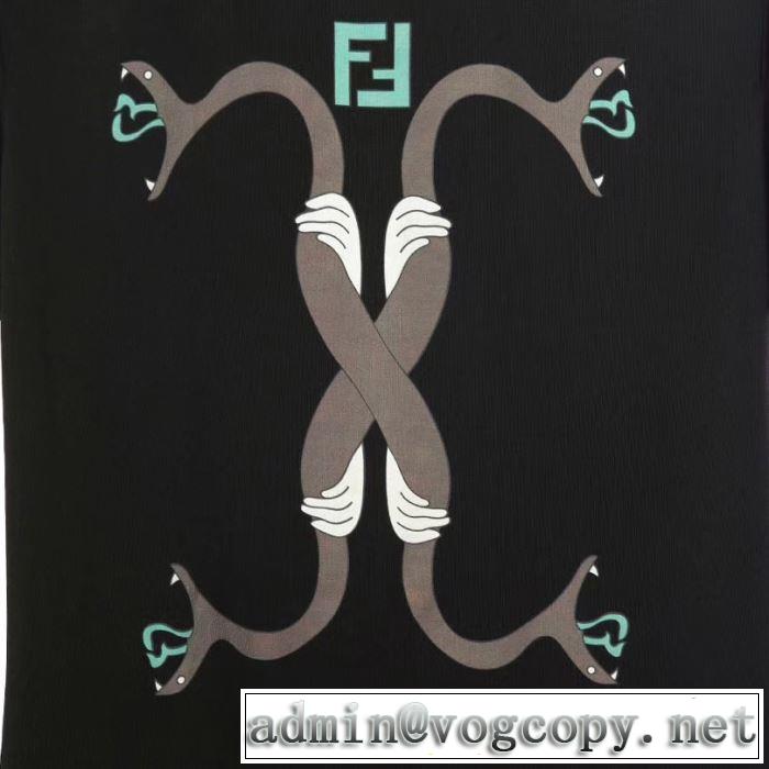 鮮度アップブランド最新 FENDI  Tシャツ/半袖 2色可選 【2019年】夏のファッション フェンディ