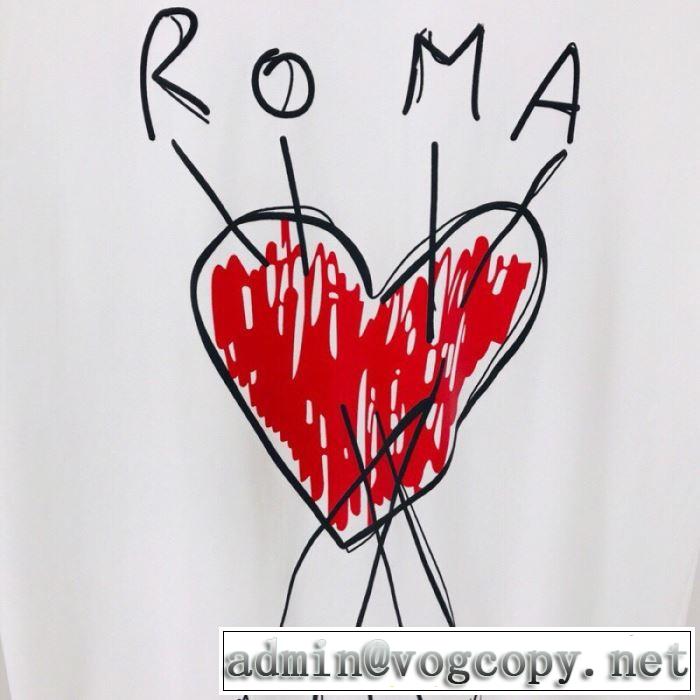 フェンディ FENDI 春夏！大人カジュアル 【2019年】夏のファッション 半袖Tシャツ 優しい雰囲気スタイリッシュに 2色可選
