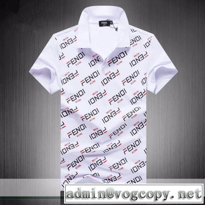半袖Tシャツ  最新のトレンドブランド人気的 フェンディ【2019春夏】最新コレクション FENDI 3色可選 人気ストリートブランド新品 