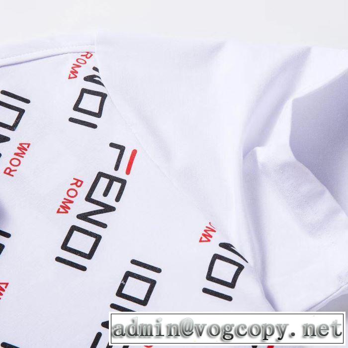 半袖Tシャツ  最新のトレンドブランド人気的 フェンディ【2019春夏】最新コレクション FENDI 3色可選 人気ストリートブランド新品