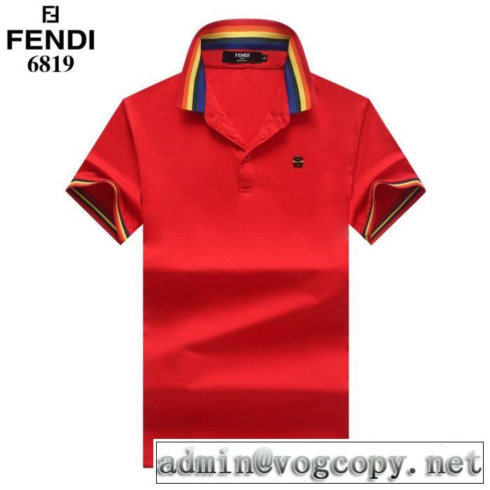 素敵なスタイルで夏の定番  フェンディ 特に夏は人気アイテム FENDI 多色可選 2019SSのトレンド商品 半袖Tシャツ