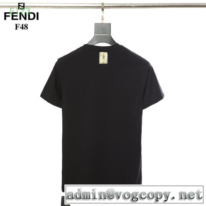 おしゃれ上級者に挑戦   フェンディ FENDI 2色可選 春夏らしい華やか半袖Tシャツ 2019春夏人気トレンドアイテム