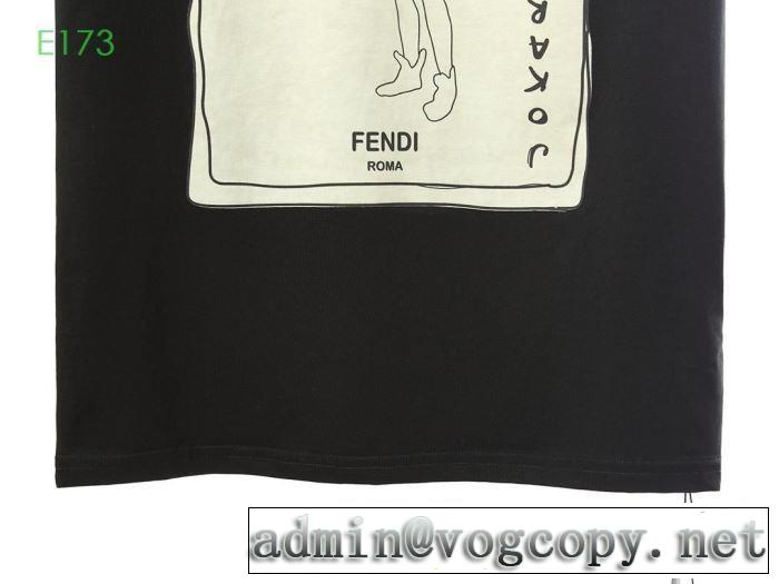 おしゃれ上級者に挑戦   フェンディ FENDI 2色可選 春夏らしい華やか半袖Tシャツ 2019春夏人気トレンドアイテム