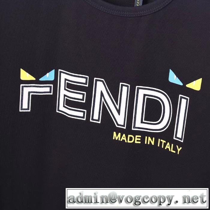 夏ファッションのおすすめ 半袖Tシャツ  フェンディ2019年夏の一押しファッションアイテム FENDI 3色可選