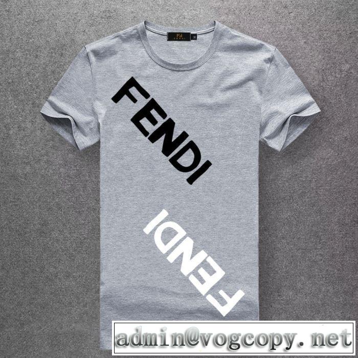 フェンディ FENDI 優しい雰囲気スタイリッシュに 半袖Tシャツ  【2019年】夏のファッション 多色可選 派手すぎず