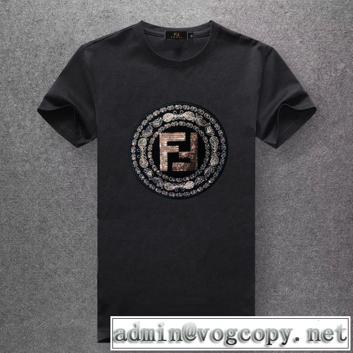 半袖Tシャツ  【2019年】夏のファッション フェンディ FENDI 気持ちいい真夏日にぴったり 多色可選 風通しのよい
