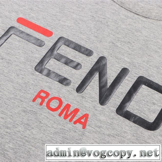 3色可選 季節感をプラス人気商品 半袖Tシャツ  2019春夏も引き続きトレンドフェンディ FENDI 春夏シンプルファッションでOK！