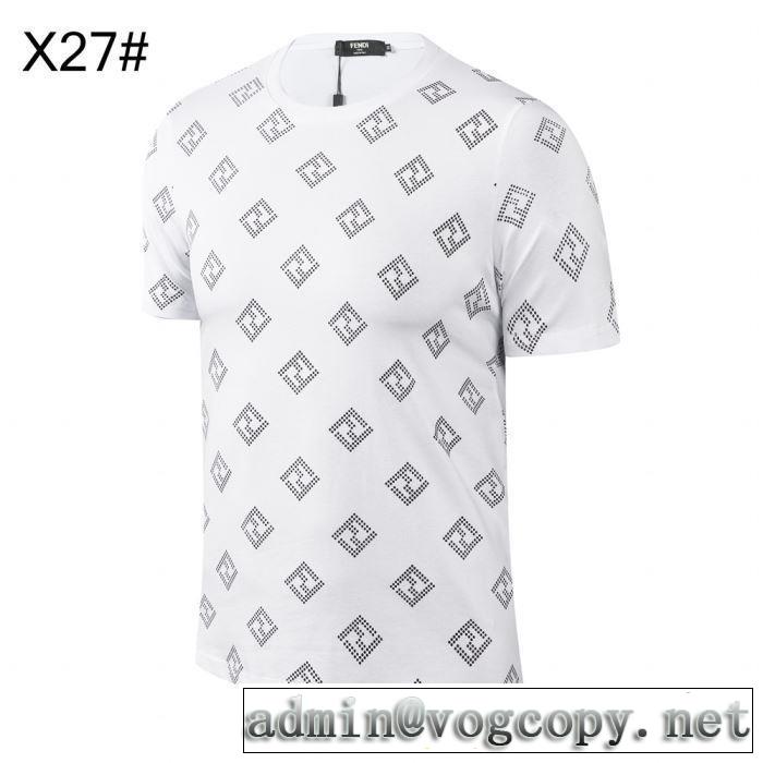 半袖Tシャツ  大人のカジュアルスタイル  フェンディ洗練された印象に  FENDI 3色可選 2019春夏は人気定番