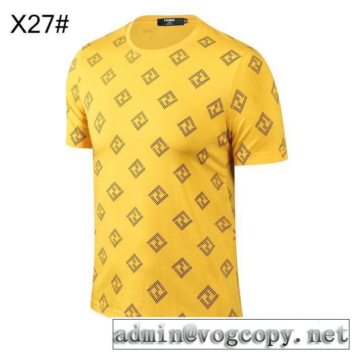 半袖Tシャツ  大人のカジュアルスタイル  フェンディ洗練された印象に  FENDI 3色可選 2019春夏は人気定番